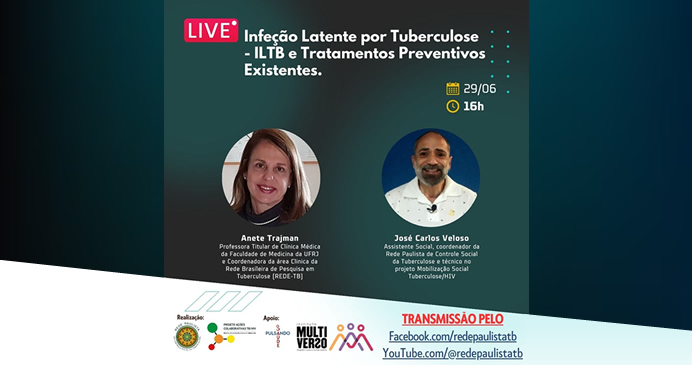 LIVE: Infecção Latente por Tuberculose - ILTB e Tratamentos Preventivos Existentes.