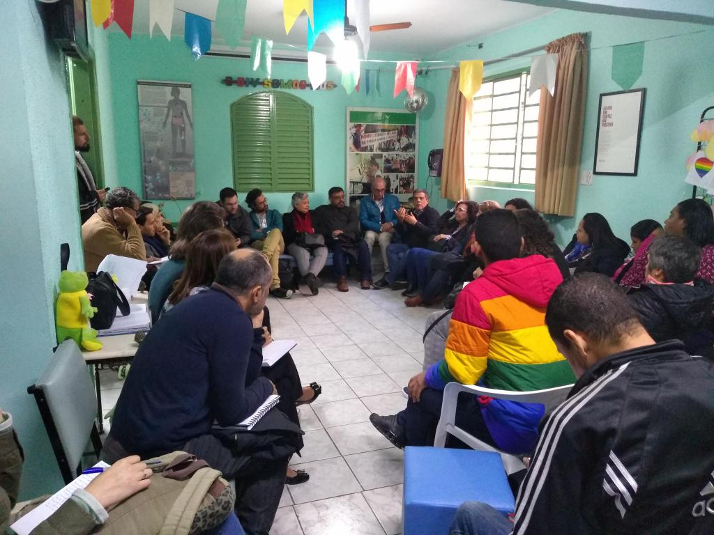 Reunião ordinária do MOPAIDS na sede do GIV - 17 de Julho de 2019