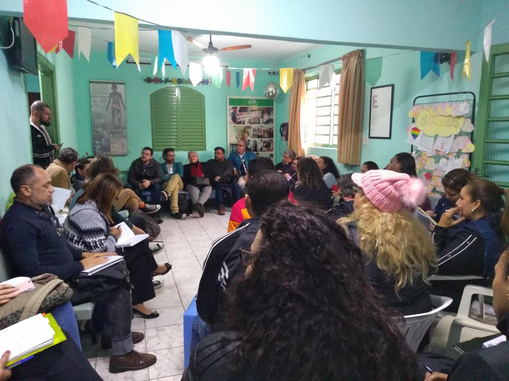 Reunião ordinária do MOPAIDS na sede do GIV - 17 de Julho de 2019