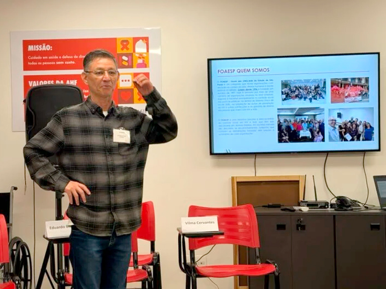 José Roberto Pereira durante o EEONG 2026