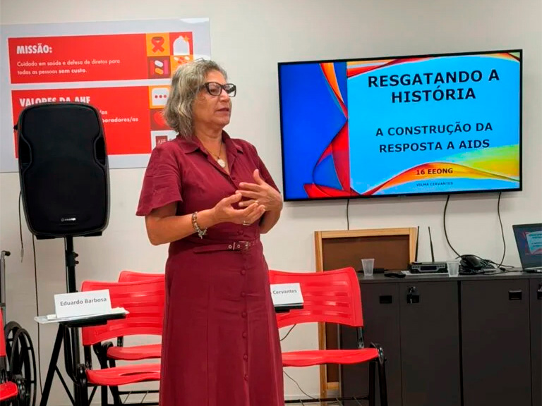 Vilma Cervantes durante o EEONG 2026