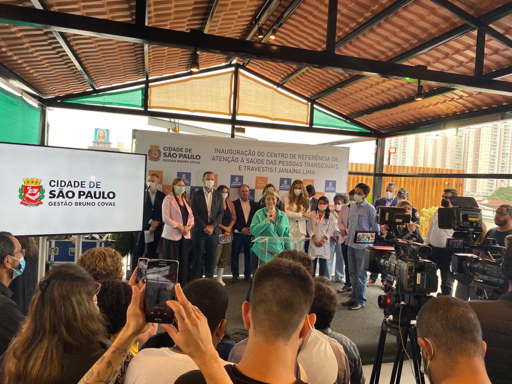 Inauguração do Centro de Referência de Saúde Integral para a População de Travestis e Transexuais Janaína Lima
